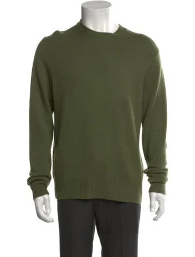 Pre-owned Rag & Bone Cashmere Crew Neck Pullover In Green