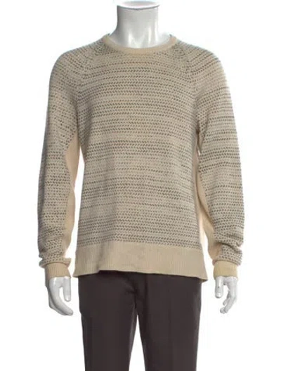 Pre-owned Rag & Bone Cashmere Crew Neck Pullover In Neutral