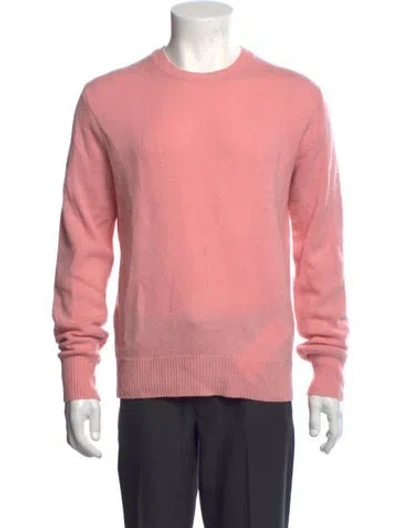 Pre-owned Rag & Bone Cashmere Crew Neck Pullover In Pink