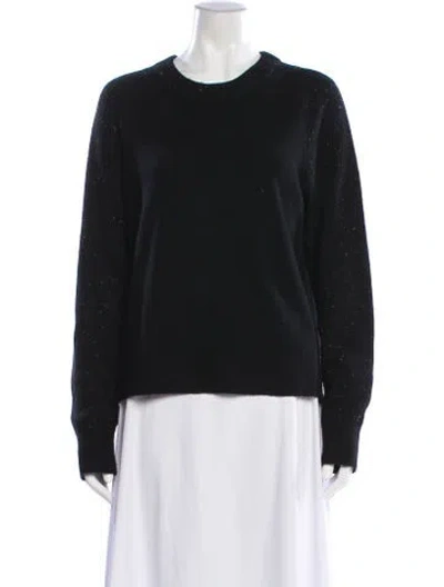 Pre-owned Rag & Bone Cashmere Crew Neck Sweater In Black