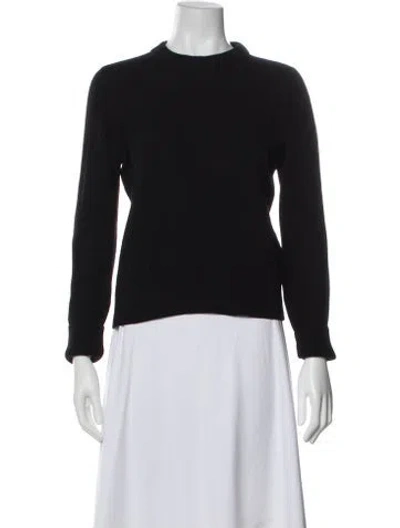 Pre-owned Rag & Bone Cashmere Crew Neck Sweater In Black