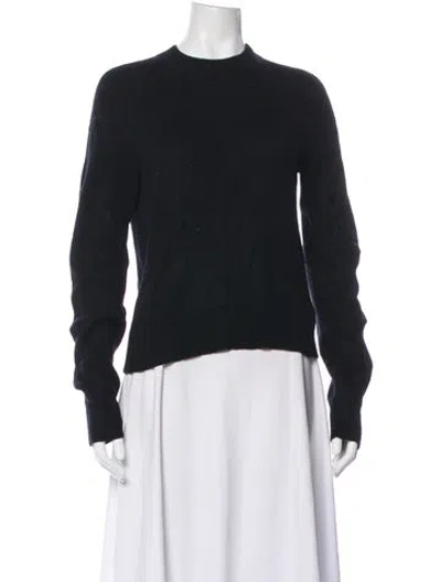 Pre-owned Rag & Bone Cashmere Crew Neck Sweater In Black