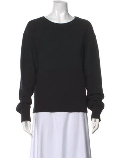 Pre-owned Rag & Bone Cashmere Crew Neck Sweater In Black