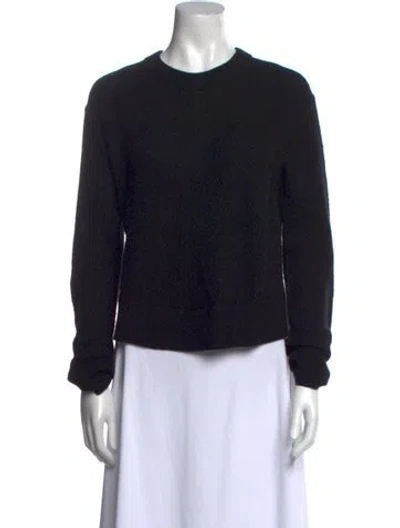 Pre-owned Rag & Bone Cashmere Crew Neck Sweater In Black
