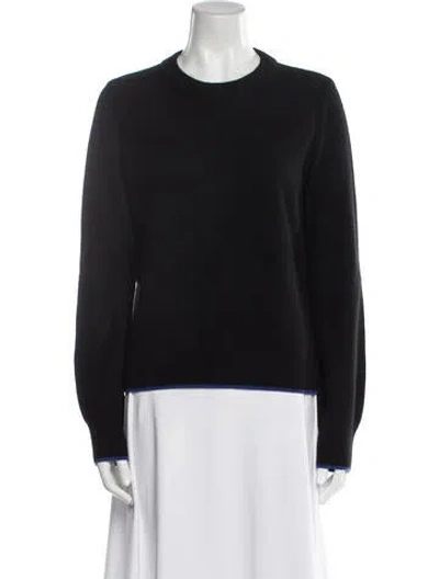 Pre-owned Rag & Bone Cashmere Crew Neck Sweater In Black
