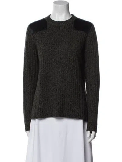 Pre-owned Rag & Bone Cashmere Crew Neck Sweater In Black