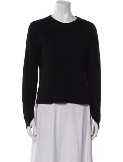 Pre-owned Rag & Bone Cashmere Crew Neck Sweater In Black