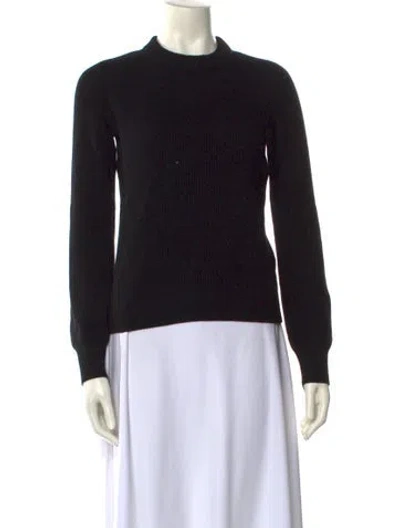 Pre-owned Rag & Bone Cashmere Crew Neck Sweater In Black