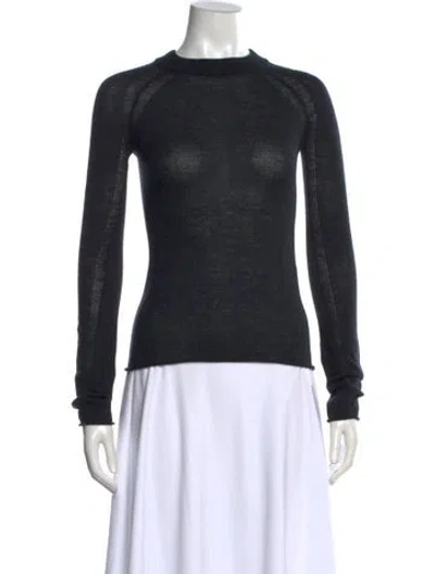 Pre-owned Rag & Bone Cashmere Crew Neck Sweater In Black