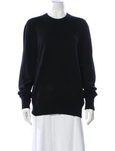 Pre-owned Rag & Bone Cashmere Crew Neck Sweater In Black