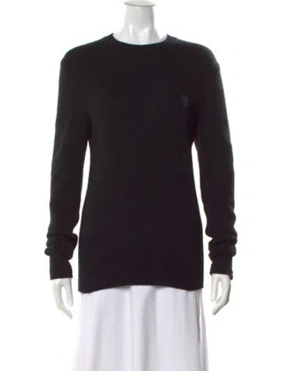 Pre-owned Rag & Bone Cashmere Crew Neck Sweater In Black