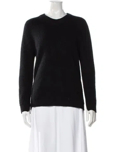 Pre-owned Rag & Bone Cashmere Crew Neck Sweater In Black