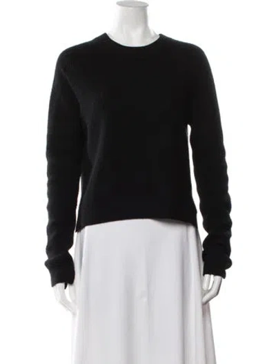 Pre-owned Rag & Bone Cashmere Crew Neck Sweater In Black