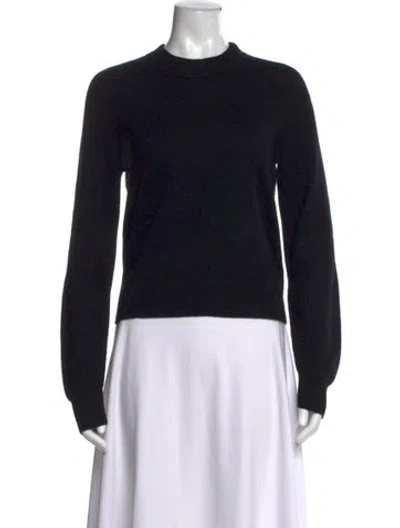 Pre-owned Rag & Bone Cashmere Crew Neck Sweater In Black