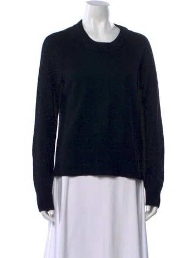 Pre-owned Rag & Bone Cashmere Crew Neck Sweater In Black