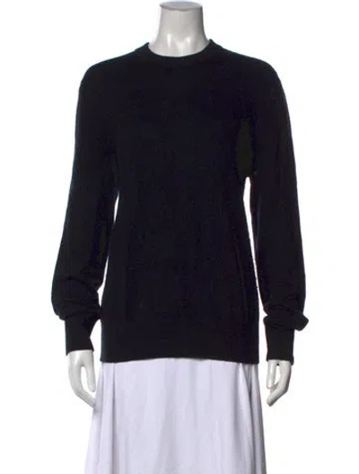 Pre-owned Rag & Bone Cashmere Crew Neck Sweater In Black