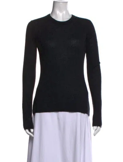 Pre-owned Rag & Bone Cashmere Crew Neck Sweater In Black