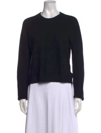 Pre-owned Rag & Bone Cashmere Crew Neck Sweater In Black