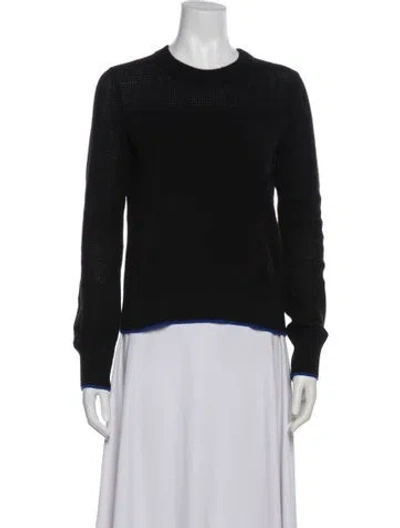 Pre-owned Rag & Bone Cashmere Crew Neck Sweater In Black