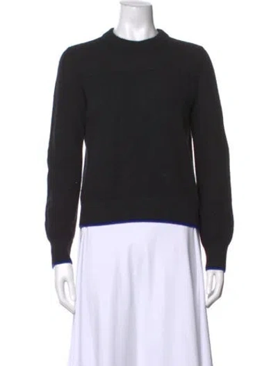 Pre-owned Rag & Bone Cashmere Crew Neck Sweater In Black