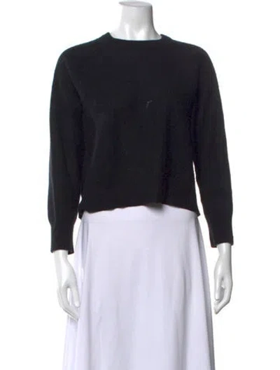 Pre-owned Rag & Bone Cashmere Crew Neck Sweater In Black
