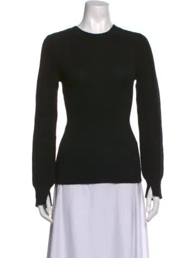 Pre-owned Rag & Bone Cashmere Crew Neck Sweater In Black
