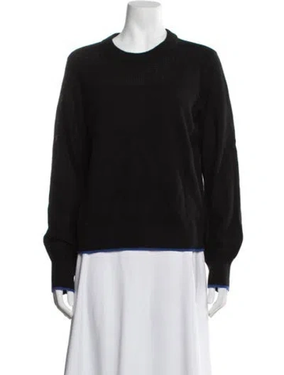 Pre-owned Rag & Bone Cashmere Crew Neck Sweater In Black