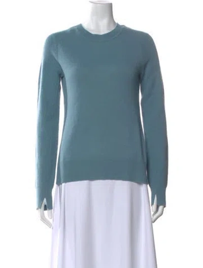 Pre-owned Rag & Bone Cashmere Crew Neck Sweater In Blue