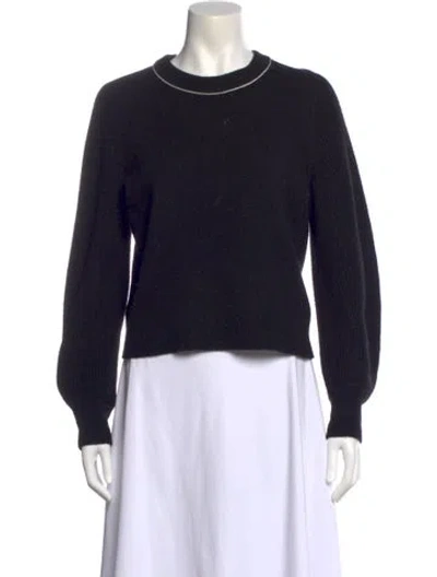 Pre-owned Rag & Bone Cashmere Crew Neck Sweater In Blue