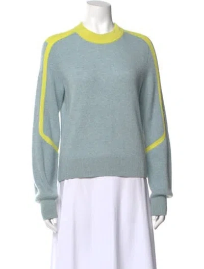 Pre-owned Rag & Bone Cashmere Crew Neck Sweater In Blue