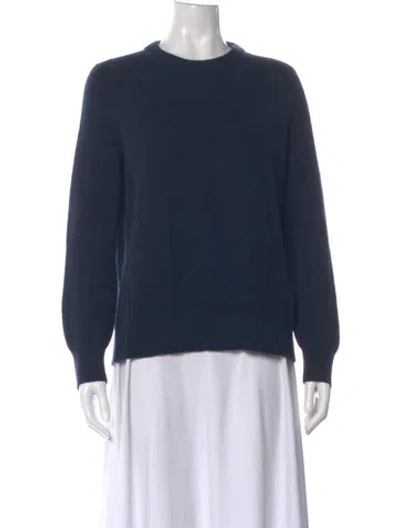 Pre-owned Rag & Bone Cashmere Crew Neck Sweater In Blue