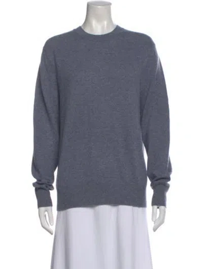 Pre-owned Rag & Bone Cashmere Crew Neck Sweater In Blue