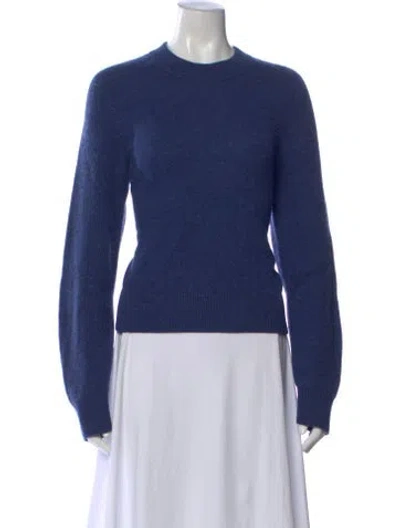 Pre-owned Rag & Bone Cashmere Crew Neck Sweater In Blue