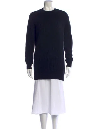 Pre-owned Rag & Bone Cashmere Crew Neck Sweater In Blue