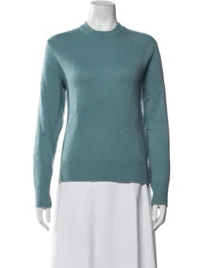 Pre-owned Rag & Bone Cashmere Crew Neck Sweater In Blue