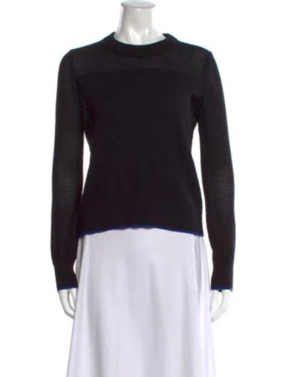Pre-owned Rag & Bone Cashmere Crew Neck Sweater In Blue