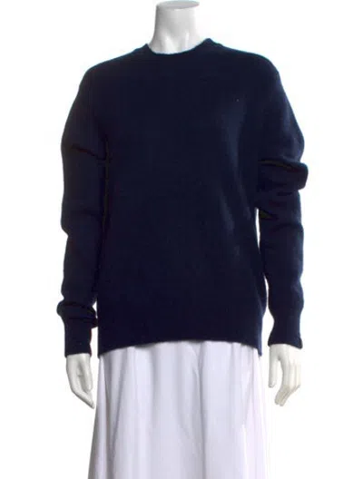 Pre-owned Rag & Bone Cashmere Crew Neck Sweater In Blue
