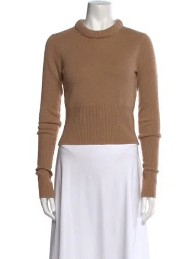 Pre-owned Rag & Bone Cashmere Crew Neck Sweater In Brown