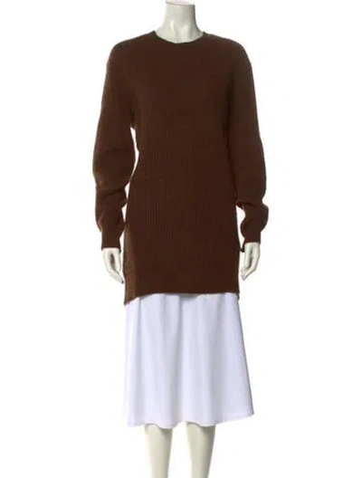 Pre-owned Rag & Bone Cashmere Crew Neck Sweater In Brown