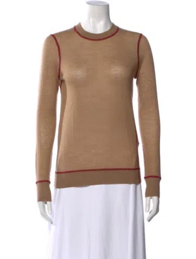 Pre-owned Rag & Bone Cashmere Crew Neck Sweater In Brown