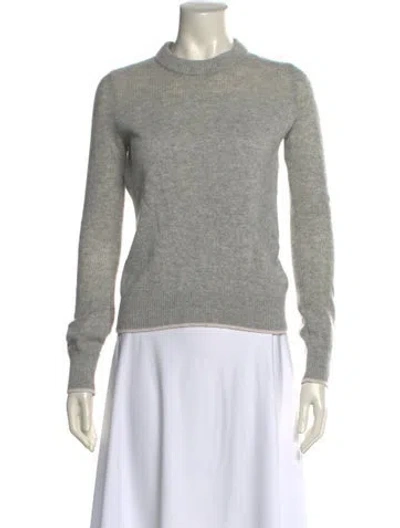 Pre-owned Rag & Bone Cashmere Crew Neck Sweater In Gray