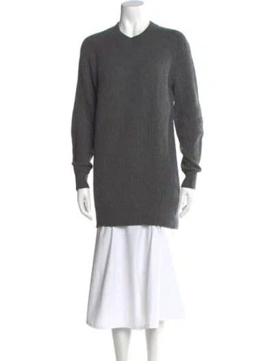 Pre-owned Rag & Bone Cashmere Crew Neck Sweater In Gray