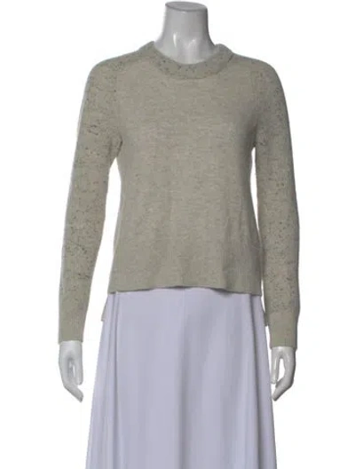 Pre-owned Rag & Bone Cashmere Crew Neck Sweater In Gray