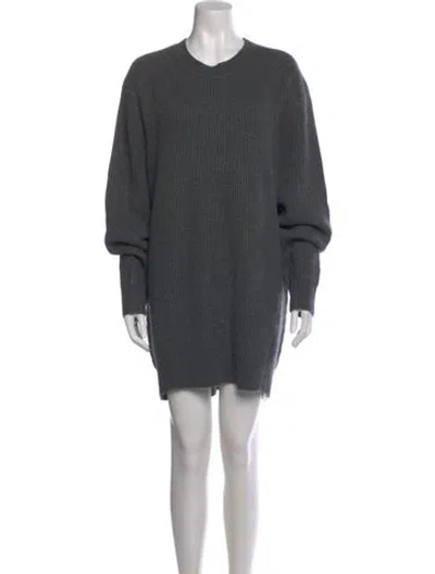 Pre-owned Rag & Bone Cashmere Crew Neck Sweater In Gray
