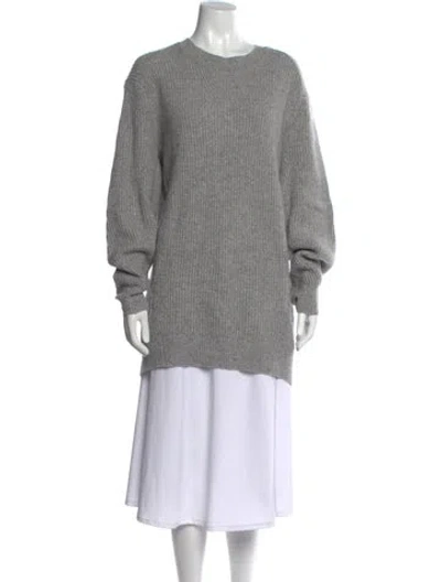 Pre-owned Rag & Bone Cashmere Crew Neck Sweater In Gray
