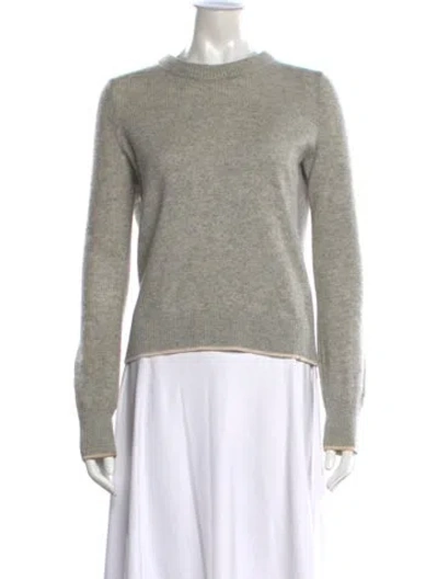 Pre-owned Rag & Bone Cashmere Crew Neck Sweater In Gray