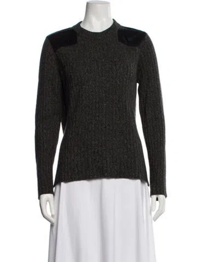 Pre-owned Rag & Bone Cashmere Crew Neck Sweater In Green