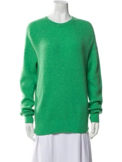Pre-owned Rag & Bone Cashmere Crew Neck Sweater In Green