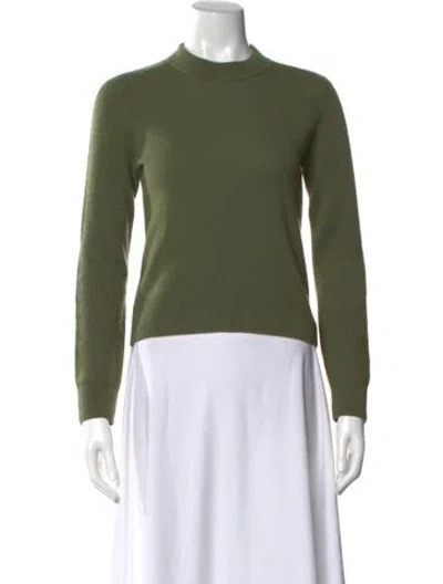 Pre-owned Rag & Bone Cashmere Crew Neck Sweater In Green