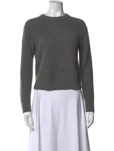 Pre-owned Rag & Bone Cashmere Crew Neck Sweater In Grey
